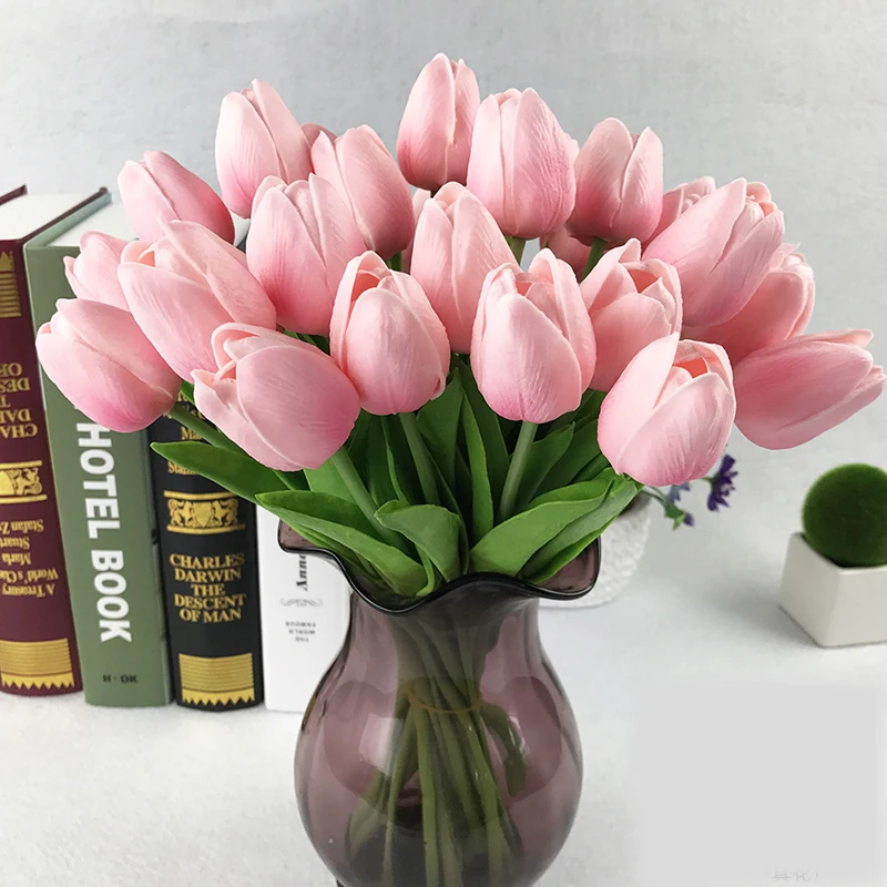 4Pcs PU Tulips Artificial Flowers Real touch artificiales para decora mini Tulip for Home Wedding decoration Flowers Fake flower
4Pcs PU Tulips Artificial Flowers Real touch artificiales para decora mini Tulip for Home Wedding decoration Flowers Fake flower