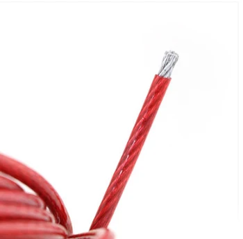 PVC coated steel rope 304 steel rope Outer dia2 3 4 mm red color plastic stranded wire twist clothes line hanging drying hooking
PVC coated steel rope 304 steel rope Outer dia2 3 4 mm red color plastic stranded wire twist clothes line hanging drying hooking