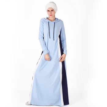 With Hooded Female Abaya Dress Casual Muslim Dress Blue Islamic Clothing Oversize Moroccan Kaftan Gown Women Long Robe Gown
With Hooded Female Abaya Dress Casual Muslim Dress Blue Islamic Clothing Oversize Moroccan Kaftan Gown Women Long Robe Gown