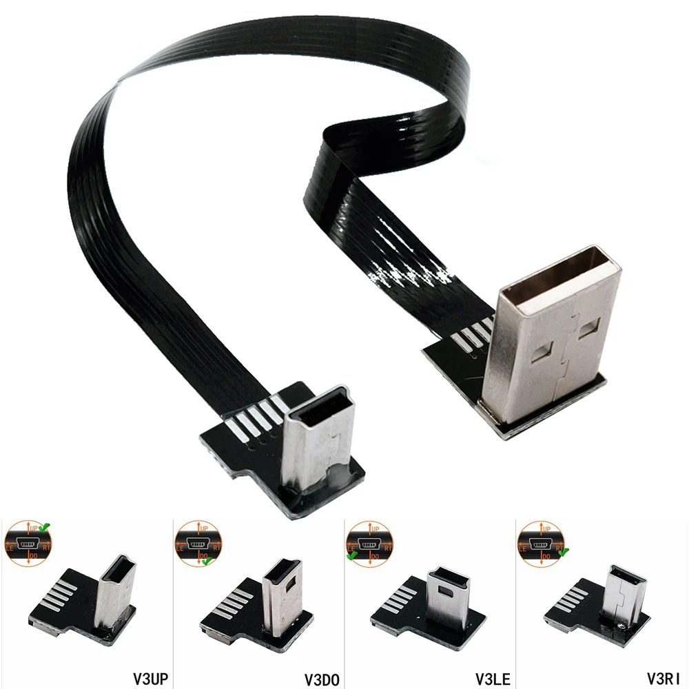 FPC Mini USB 90 градусов вверх/вниз/влево/вправо Угол к USB 2,0 A штекер кабель 0,05 м 0,1 м 0,25 м 0,5 м 0,8 м для камеры MP4 планшета
FPC Mini USB 90 градусов вверх/вниз/влево/вправо Угол к USB 2,0 A штекер кабель 0,05 м 0,1 м 0,25 м 0,5 м 0,8 м для камеры MP4 планшета