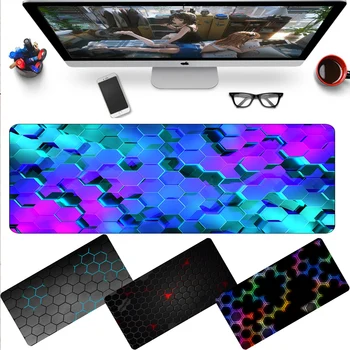 Large Mouse Pad Hexagon Abstract Game Player Locking Edge Rubber Non-slip for Desktop Keyboard PC Computer Notebook Mat kawaii
Large Mouse Pad Hexagon Abstract Game Player Locking Edge Rubber Non-slip for Desktop Keyboard PC Computer Notebook Mat kawaii
