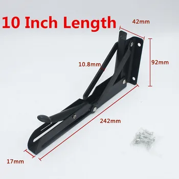 2PCS,10 Inch Length Black Tabel Folding Angle Triangle Shelf Heavy Support Adjustable Wall Mounted Bench Table Furniture
2PCS,10 Inch Length Black Tabel Folding Angle Triangle Shelf Heavy Support Adjustable Wall Mounted Bench Table Furniture
