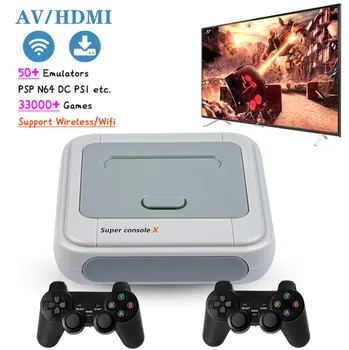 Mini TV Video Game Console For PS1/DC/N64/PSP Built-in 33000+ Games Retro Game Consoles AV/HDMI Output Wifi/Wireless Controllers
Mini TV Video Game Console For PS1/DC/N64/PSP Built-in 33000+ Games Retro Game Consoles AV/HDMI Output Wifi/Wireless Controllers