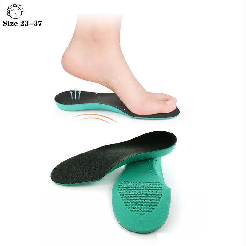 

EVA 3D Orthotic Insoles Flat Feet For kids And Children Arch Support Insole For OX-Legs Child Orthopedic Shoes Foot Care Insert