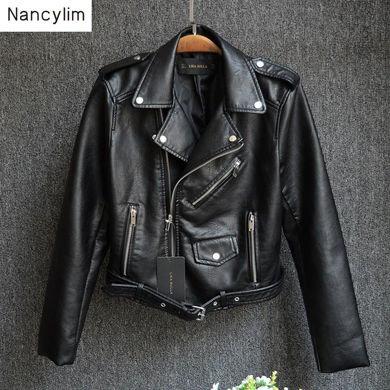 Plus Size Imitation Leather Jackets PU Leather Jacket Women And Men Short Locomotive Leather Jacket Spring Autumn
Plus Size Imitation Leather Jackets PU Leather Jacket Women And Men Short Locomotive Leather Jacket Spring Autumn