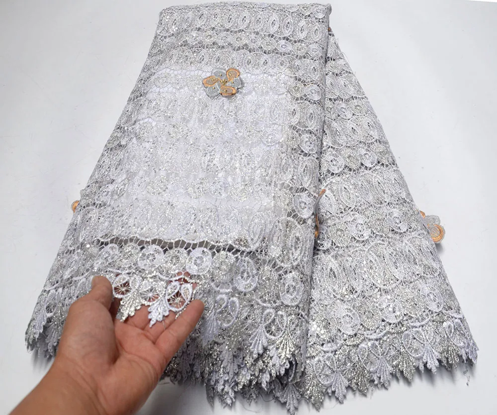 Latest Silver French Sequins Laces Fabrics 2019 High Quality African Lace Fabric For Wedding Nigerian Lace Material For Party
Latest Silver French Sequins Laces Fabrics 2019 High Quality African Lace Fabric For Wedding Nigerian Lace Material For Party