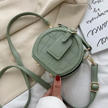 Round Stone Pattern Solid Color Simple PU Leather Crossbody Bags for Women 2020 Summer Travel Mini Shoulder Handbags
Round Stone Pattern Solid Color Simple PU Leather Crossbody Bags for Women 2020 Summer Travel Mini Shoulder Handbags