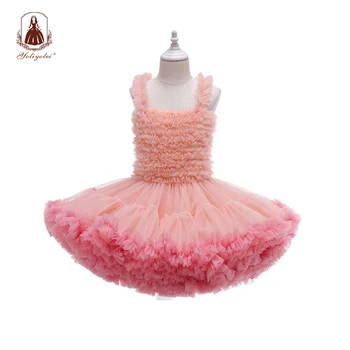 Yoliyolei Summer Sweet Tutu Dress Sleeveless Princess Children Dance Dress Sling Ball Gown Clothing For Girl
Yoliyolei Summer Sweet Tutu Dress Sleeveless Princess Children Dance Dress Sling Ball Gown Clothing For Girl