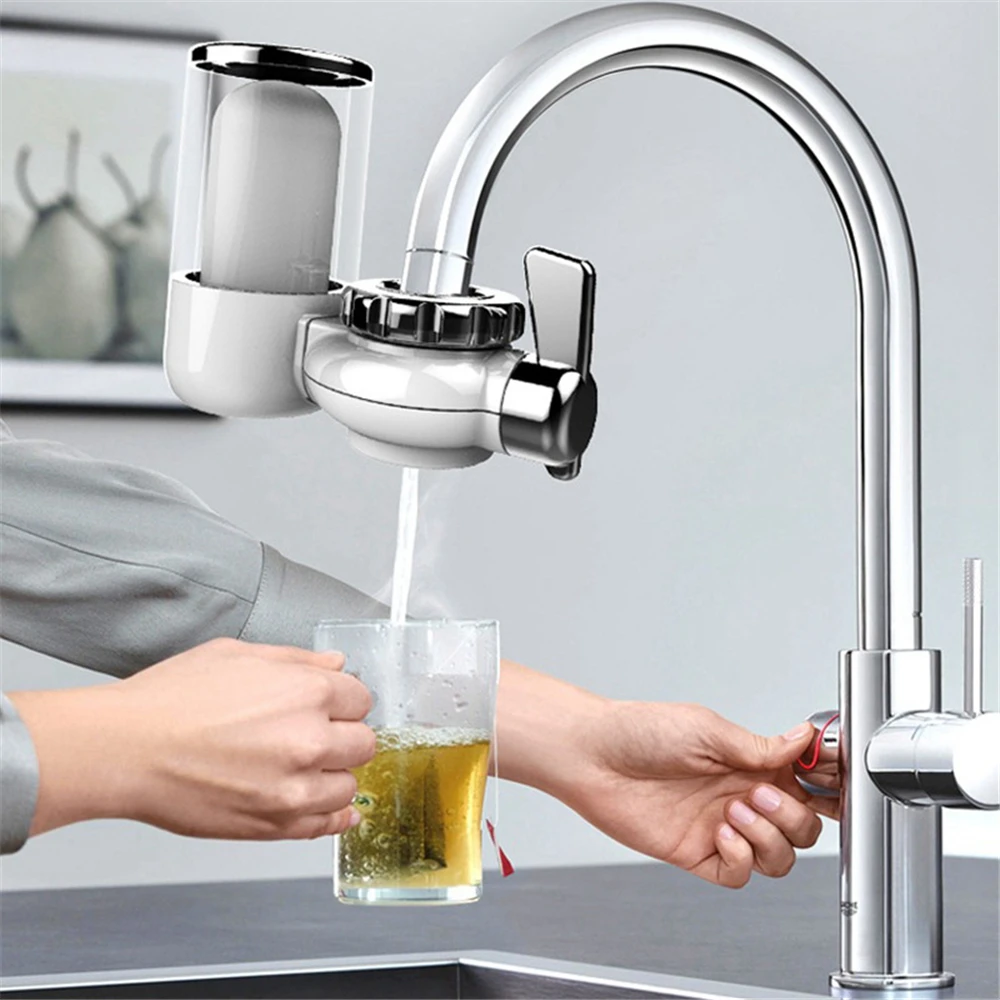 Kitchen Tap Faucet Water Purifier Filter Durable Bathroom Ceramic Filter ABS Plastic Transparent Visual Cover
Kitchen Tap Faucet Water Purifier Filter Durable Bathroom Ceramic Filter ABS Plastic Transparent Visual Cover