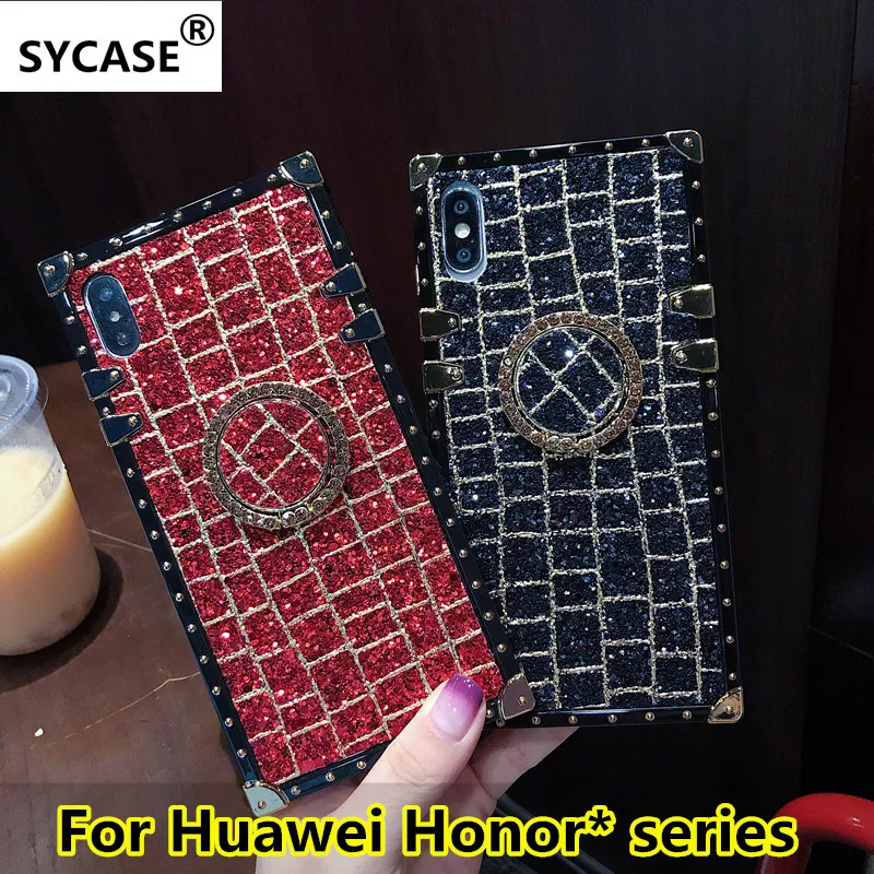SYCASE Fashion Tide Square Case For Huawei Honor 8X Max 9X Pro 10i 20i V10 Case Bing grid with Ring back cover For Honor 20 pro
SYCASE Fashion Tide Square Case For Huawei Honor 8X Max 9X Pro 10i 20i V10 Case Bing grid with Ring back cover For Honor 20 pro