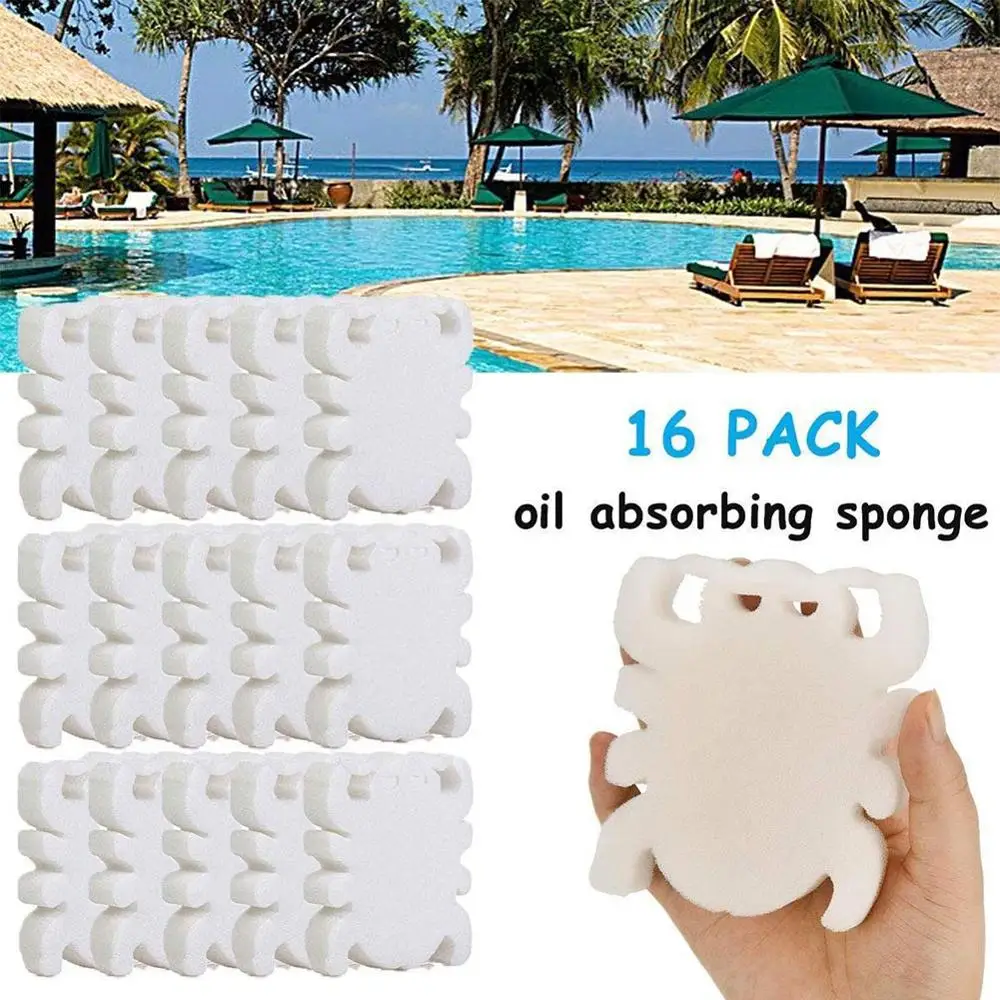 16Pcs White Floating Spa Sponge Oil Absorbing Hot Tub Skimmer Scum Absorber Cleaners For Swimming Pool Dropshipping
16Pcs White Floating Spa Sponge Oil Absorbing Hot Tub Skimmer Scum Absorber Cleaners For Swimming Pool Dropshipping