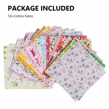 50pcs Cotton Fabric DIY Assorted Pre Cut Charm 20*20cm Cotton Squares Quilt Fabric Quarter High Quality
50pcs Cotton Fabric DIY Assorted Pre Cut Charm 20*20cm Cotton Squares Quilt Fabric Quarter High Quality
