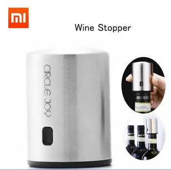 XiaomiMijia Smart Circle Joy Wine Stopper Stainless Steel Electric Stopper Wine Corks Mi Vacuum Memory Wine Stopper silver color
XiaomiMijia Smart Circle Joy Wine Stopper Stainless Steel Electric Stopper Wine Corks Mi Vacuum Memory Wine Stopper silver color