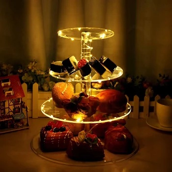 New 4 Layers Cake Stand Tray Wedding Party LED String Light Cupcake Display Holder Cake Tools Stands Christmas Decorations for H
New 4 Layers Cake Stand Tray Wedding Party LED String Light Cupcake Display Holder Cake Tools Stands Christmas Decorations for H