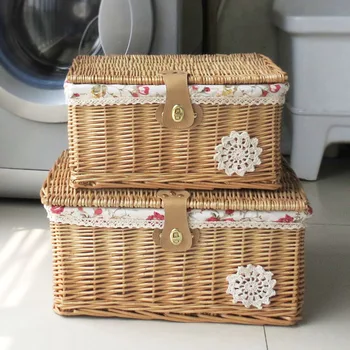 Rattan Plaited Articles Accept Basket Storage Box Willowerwork Accept Box Accept Basket Bring Cover Arrangement Box Bring Lock
Rattan Plaited Articles Accept Basket Storage Box Willowerwork Accept Box Accept Basket Bring Cover Arrangement Box Bring Lock
