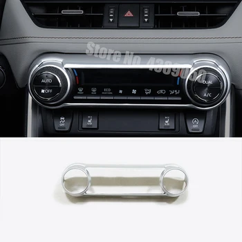 For Toyota RAV4 RAV 4 2019 2020 ABS Chrome Car Central Control air conditioner Switch panel decoration Cover Trim Car styling
For Toyota RAV4 RAV 4 2019 2020 ABS Chrome Car Central Control air conditioner Switch panel decoration Cover Trim Car styling