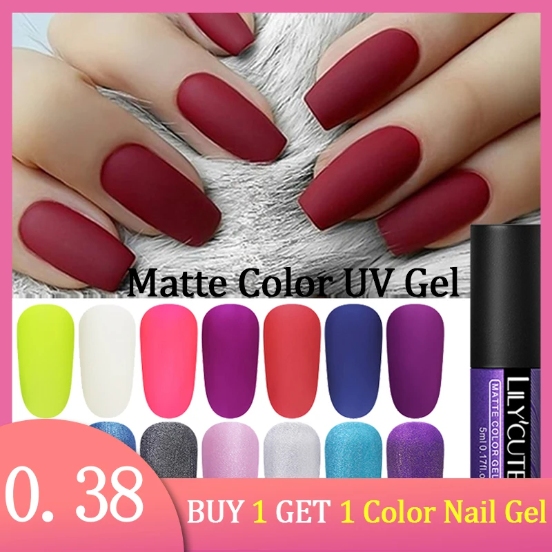 LILYCUTE Matte Gel Nail Polish Fluorescent Color UV Gel Nail Polish Matte Top Coat Soak Off UV Gel Varnish Nail Art Gel Polish
LILYCUTE Matte Gel Nail Polish Fluorescent Color UV Gel Nail Polish Matte Top Coat Soak Off UV Gel Varnish Nail Art Gel Polish