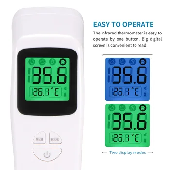 Digital LCD IR Infrared Body Forehead Thermometer Baby Adult Surface Temperature Gun Working Tool 
Digital LCD IR Infrared Body Forehead Thermometer Baby Adult Surface Temperature Gun Working Tool