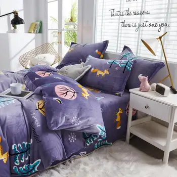 Flannel Home Textile Printed Beding Single Or Double Duvet Cover Set Include Quilt Cover With Pillowcase Multisize High Quality
Flannel Home Textile Printed Beding Single Or Double Duvet Cover Set Include Quilt Cover With Pillowcase Multisize High Quality