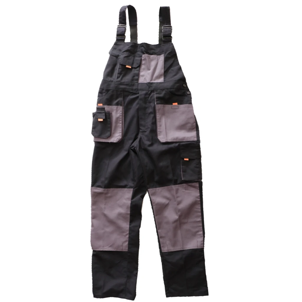 Workwear Coverall Work Bib and Brace Overall Pants Trousers Garage Dungarees