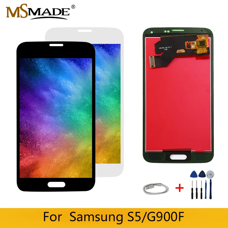 G900F LCD For SAMSUNG Galaxy S5 LCD G900F G900M G900A G900T Display Screen Digitizer Assembly Parts Free Shipping
G900F LCD For SAMSUNG Galaxy S5 LCD G900F G900M G900A G900T Display Screen Digitizer Assembly Parts Free Shipping