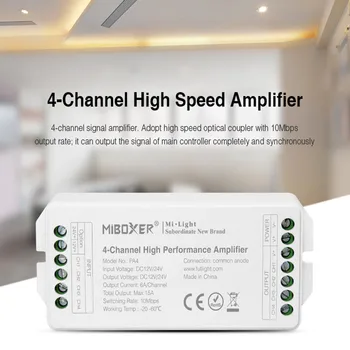 mi Boxer PA4 4-Channel Hight Performance led strip Amplifier /PA5 5-Channel High Performance Amplifier for RGB/RGBW LED strip
mi Boxer PA4 4-Channel Hight Performance led strip Amplifier /PA5 5-Channel High Performance Amplifier for RGB/RGBW LED strip