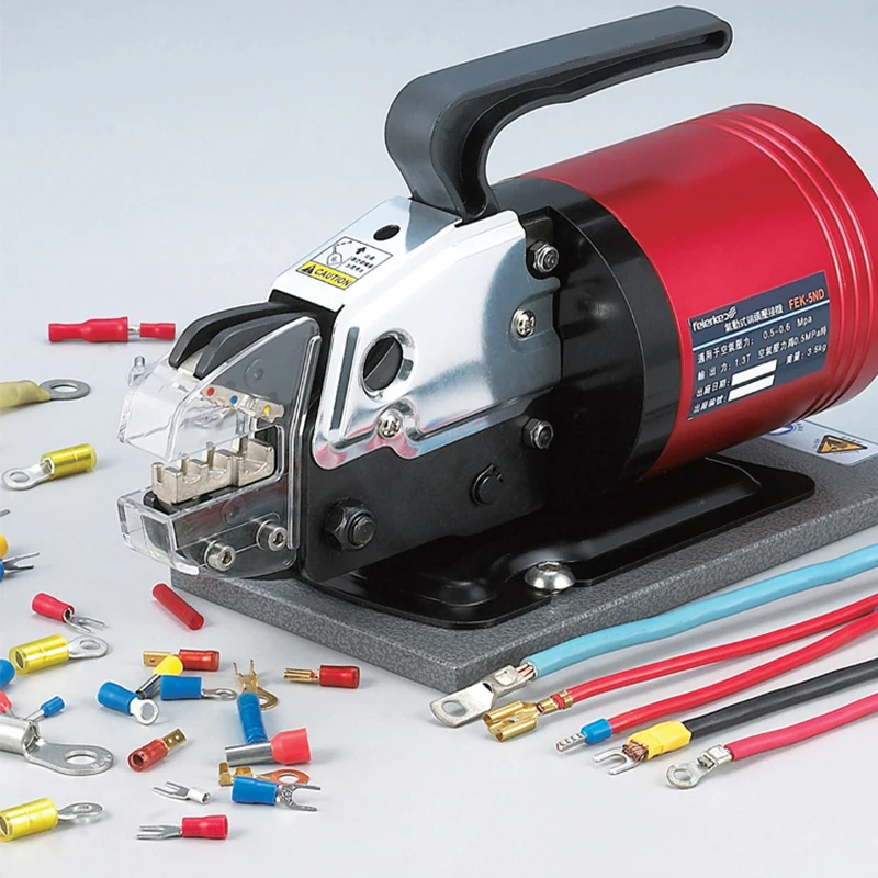 FEK-5ND pneumatic crimping tool, cold crimping tool, electric terminal crimping machine, crimping tool
FEK-5ND pneumatic crimping tool, cold crimping tool, electric terminal crimping machine, crimping tool