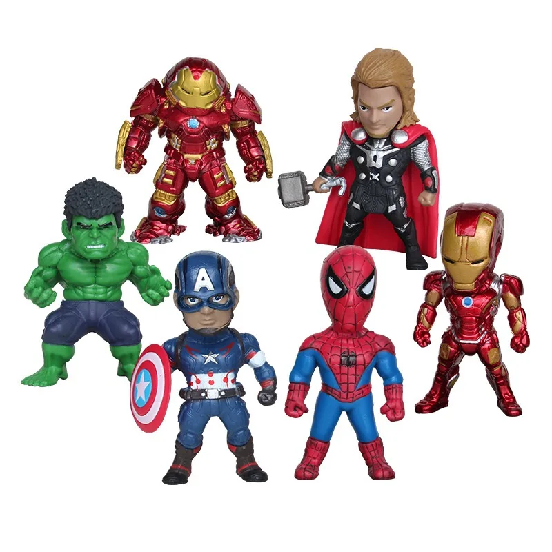 Disney Avengers Hulk Thor Spiderman Iron Man Captain America Action FigureToy PVC Model Collectible Birthday Gift for Children
Disney Avengers Hulk Thor Spiderman Iron Man Captain America Action FigureToy PVC Model Collectible Birthday Gift for Children