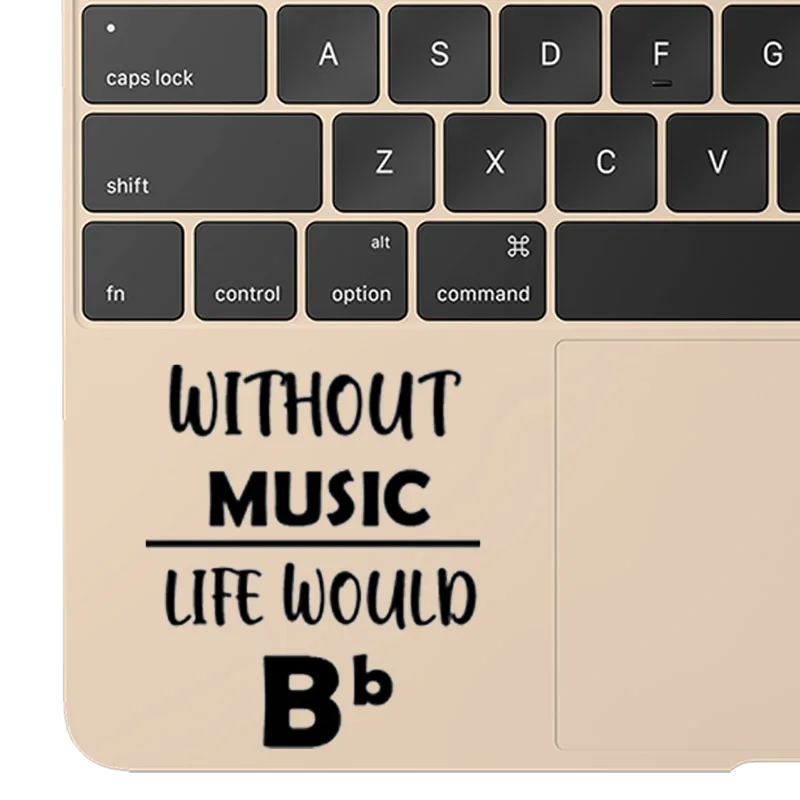 Наклейка на ноутбук с цитатами Humor Music Life наклейка для Macbook Pro Air Retina 11 12 13 15 16 дюймов