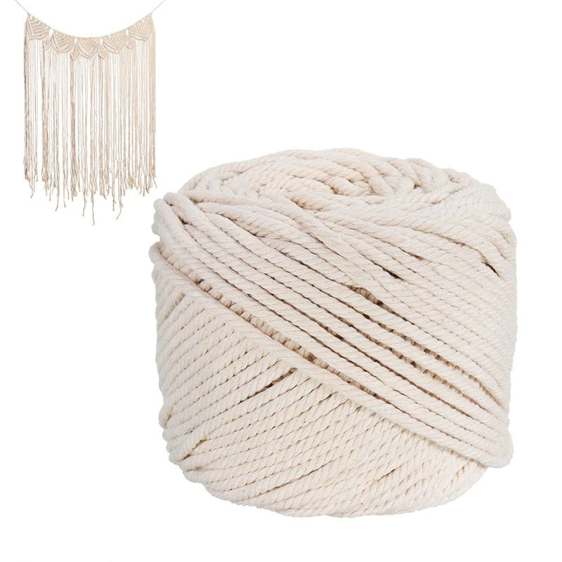 1Pcs Durable 4Mmx100 Meters Natural Beige White Macrame Cotton Twisted Cord Rope Diy Home Textile Accessories Craft
1Pcs Durable 4Mmx100 Meters Natural Beige White Macrame Cotton Twisted Cord Rope Diy Home Textile Accessories Craft