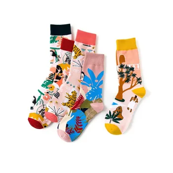NEW Cute Fuzzy Fashions Beauty and Tiger Cartoon Women 100 Cotton Socks Streetwear Korean Harajuku Casual Kawaii Women Socks
NEW Cute Fuzzy Fashions Beauty and Tiger Cartoon Women 100 Cotton Socks Streetwear Korean Harajuku Casual Kawaii Women Socks
