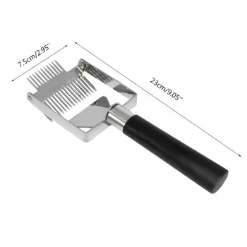 Stainless Steel Double Needles Beekeeping Tool Uncapping Fork Bee Honey Shovel GXMA
Stainless Steel Double Needles Beekeeping Tool Uncapping Fork Bee Honey Shovel GXMA