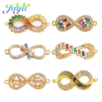 Juya DIY Infinity Jewelry Making Supplies Micro Pave Zircon Infinity Connector Charms For Handmade Necklace Bracelets Making
Juya DIY Infinity Jewelry Making Supplies Micro Pave Zircon Infinity Connector Charms For Handmade Necklace Bracelets Making