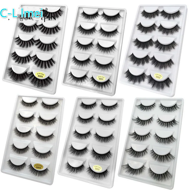 Hot selling 5 pairs mink eyelashes natural 3D mink lashes mink false lashes false eyelashes full strip lashes
Hot selling 5 pairs mink eyelashes natural 3D mink lashes mink false lashes false eyelashes full strip lashes