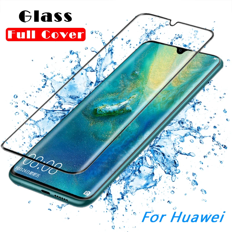 Полное покрытие закаленное стекло для huawei P30 P10 P20 Lite Pro Защита экрана P smart Z 2018 2019 Nova
