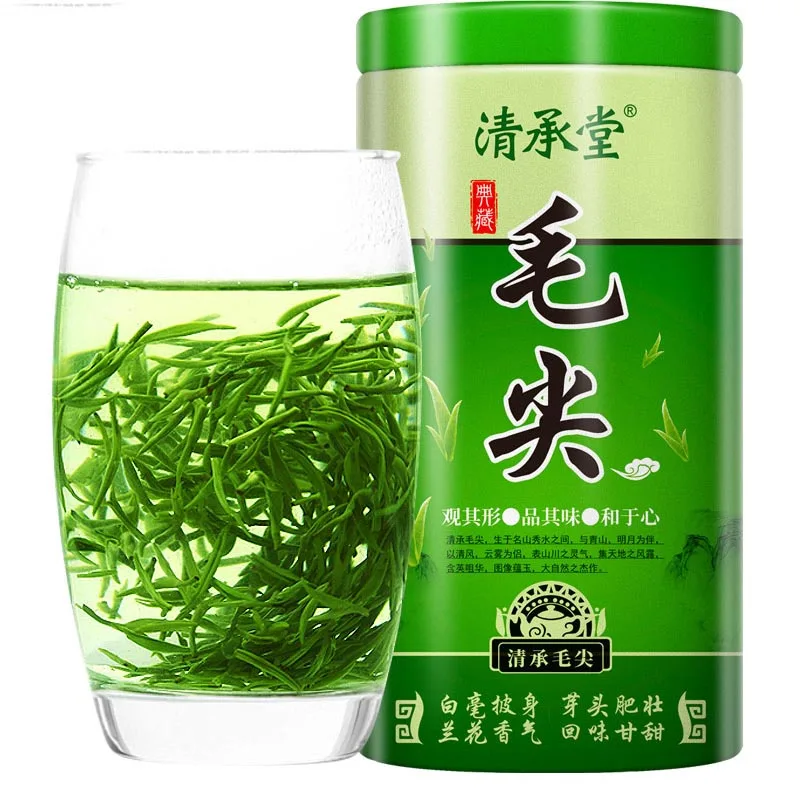 2019 Xinyang Maojian Tea High Quality Supreme Xin Yang Mao Jian Green Tea 250g Tin 
2019 Xinyang Maojian Tea High Quality Supreme Xin Yang Mao Jian Green Tea 250g Tin
