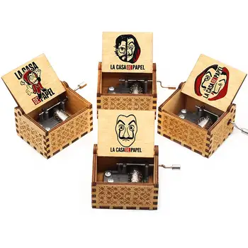 2020 newest print money heist La Casa De Papel bella ciao Box Hand Cranked Music Box Boy Birthday Gift home Decoration
2020 newest print money heist La Casa De Papel bella ciao Box Hand Cranked Music Box Boy Birthday Gift home Decoration