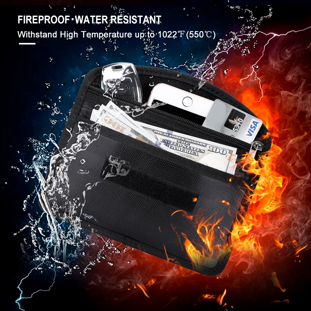 Fireproof Money Bag 3.93Ч7.87 Waterproof Fireproof Storage Bag Anti-Signal Interference Envelope - Small Fire Resistant Safty
Fireproof Money Bag 3.93Ч7.87 Waterproof Fireproof Storage Bag Anti-Signal Interference Envelope - Small Fire Resistant Safty
