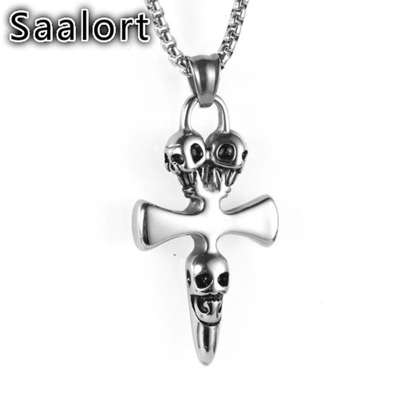 Personality Retro Cross Skull Pendant Chain Punk Style Male Accessories Necklace Charm Creative Birthday Gifts for Men and Boys
Personality Retro Cross Skull Pendant Chain Punk Style Male Accessories Necklace Charm Creative Birthday Gifts for Men and Boys