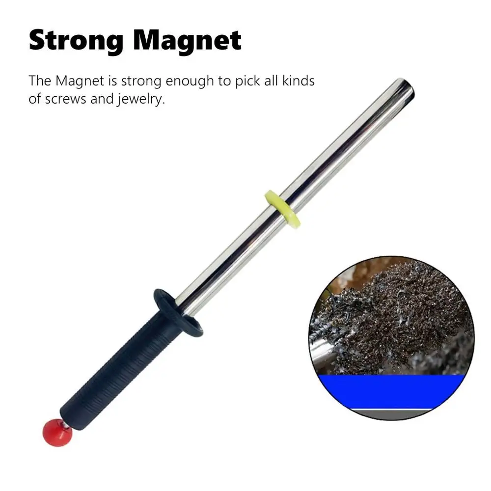Strong Magnetic Magnetic Rod Iron Picker Pull Type Wet And Dry Stainless Steel Iron Scraping Rod Removal Iron Rod
Strong Magnetic Magnetic Rod Iron Picker Pull Type Wet And Dry Stainless Steel Iron Scraping Rod Removal Iron Rod