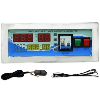 ELEG-XM-18E Full Automatic Egg Incubator Controller Multifunction Controller Temperature Humidity Sensors Egg Hatcher Controller
ELEG-XM-18E Full Automatic Egg Incubator Controller Multifunction Controller Temperature Humidity Sensors Egg Hatcher Controller