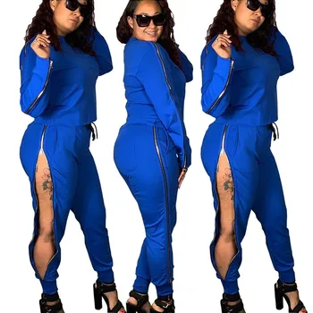 Sexy Zipper Sweatshirt Sport Pant Women Autumn Winter Two Piece Set Casual Streetwear Club Tracksuit Outfits Female Overall Set
Sexy Zipper Sweatshirt Sport Pant Women Autumn Winter Two Piece Set Casual Streetwear Club Tracksuit Outfits Female Overall Set