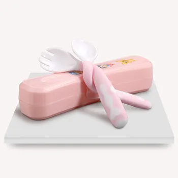 2Pcs Bendable Baby Spoon Fork Set Toddler Infant Learning Tableware Flatware Utensils Outdoor Kids Cutlery with Storage Box
2Pcs Bendable Baby Spoon Fork Set Toddler Infant Learning Tableware Flatware Utensils Outdoor Kids Cutlery with Storage Box
