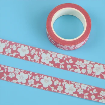 1 Pcs 1.5cm*10m Cherry Blossoms Japanese Paper Washi Tape Office Adhesive Stationery Stickers
1 Pcs 1.5cm*10m Cherry Blossoms Japanese Paper Washi Tape Office Adhesive Stationery Stickers