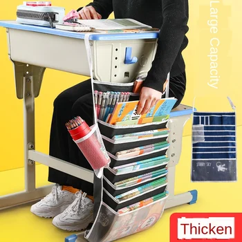 Book Bag Book with Desk Storage Bag Hanging Book Bag Student Desk Side Book Artifact Book Stand Multifunctional Magazine Hold
Book Bag Book with Desk Storage Bag Hanging Book Bag Student Desk Side Book Artifact Book Stand Multifunctional Magazine Hold
