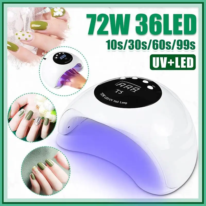 LED Professional Nail Dryer Machine Toe Nail Gel Polish Lamp Manicure Salon Nail Lamp Drying Lamp For Gel Varnish
LED Professional Nail Dryer Machine Toe Nail Gel Polish Lamp Manicure Salon Nail Lamp Drying Lamp For Gel Varnish