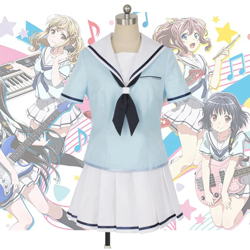 Japanese Anime BanG Dream! Kasumi Toyama Cosplay Costume Girls Cute Sailor Suit Halloween Carnival Uniform Full Sets Custom Made
Japanese Anime BanG Dream! Kasumi Toyama Cosplay Costume Girls Cute Sailor Suit Halloween Carnival Uniform Full Sets Custom Made