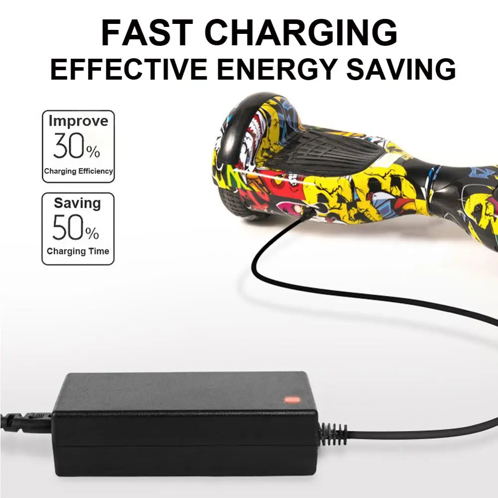 42V 2A Universal Battery Charger for Hoverboard Smart Balance Scooter Hoverboard US/EU Plug Battery Charger for Balance Scooter
42V 2A Universal Battery Charger for Hoverboard Smart Balance Scooter Hoverboard US/EU Plug Battery Charger for Balance Scooter