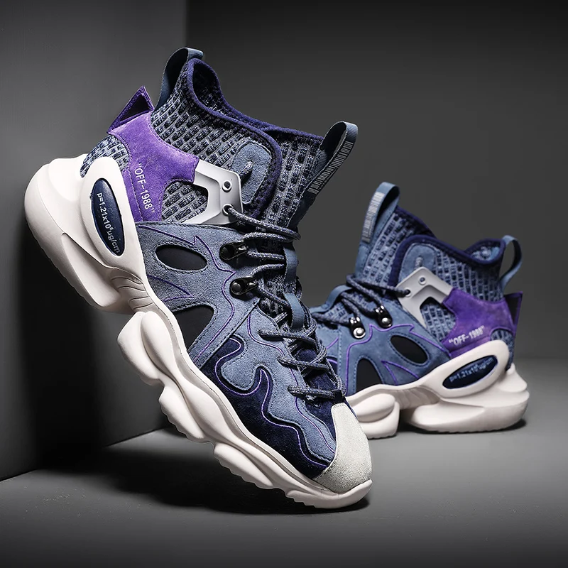 2019 Men's Spring and Autumn Mesh breathable com fortable sports shoes retro trend thick-bottom Men'shoes
2019 Men's Spring and Autumn Mesh breathable com fortable sports shoes retro trend thick-bottom Men'shoes