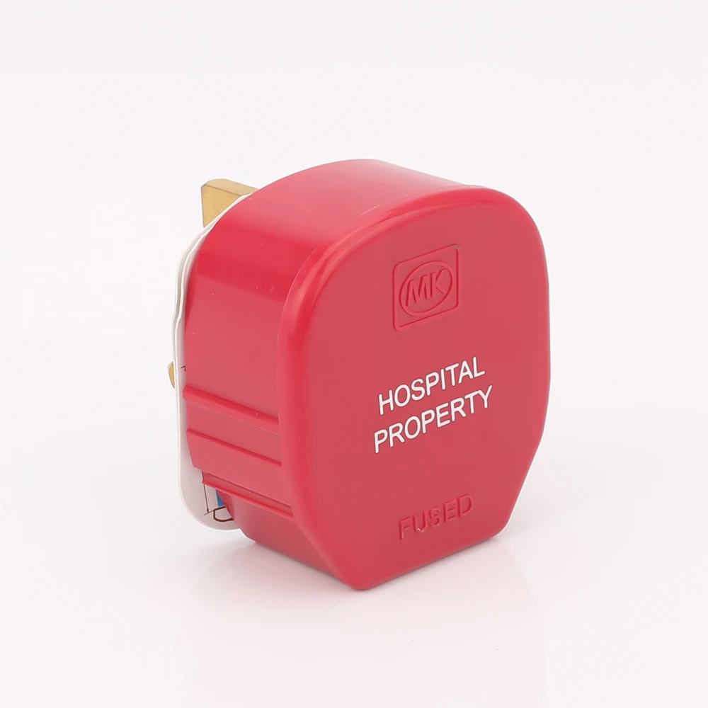 

MK Hospital Property 13UK HiFi DIY Hi-end AC power electric(M) fused 13A male 3 pin UK British plug fuse Connector